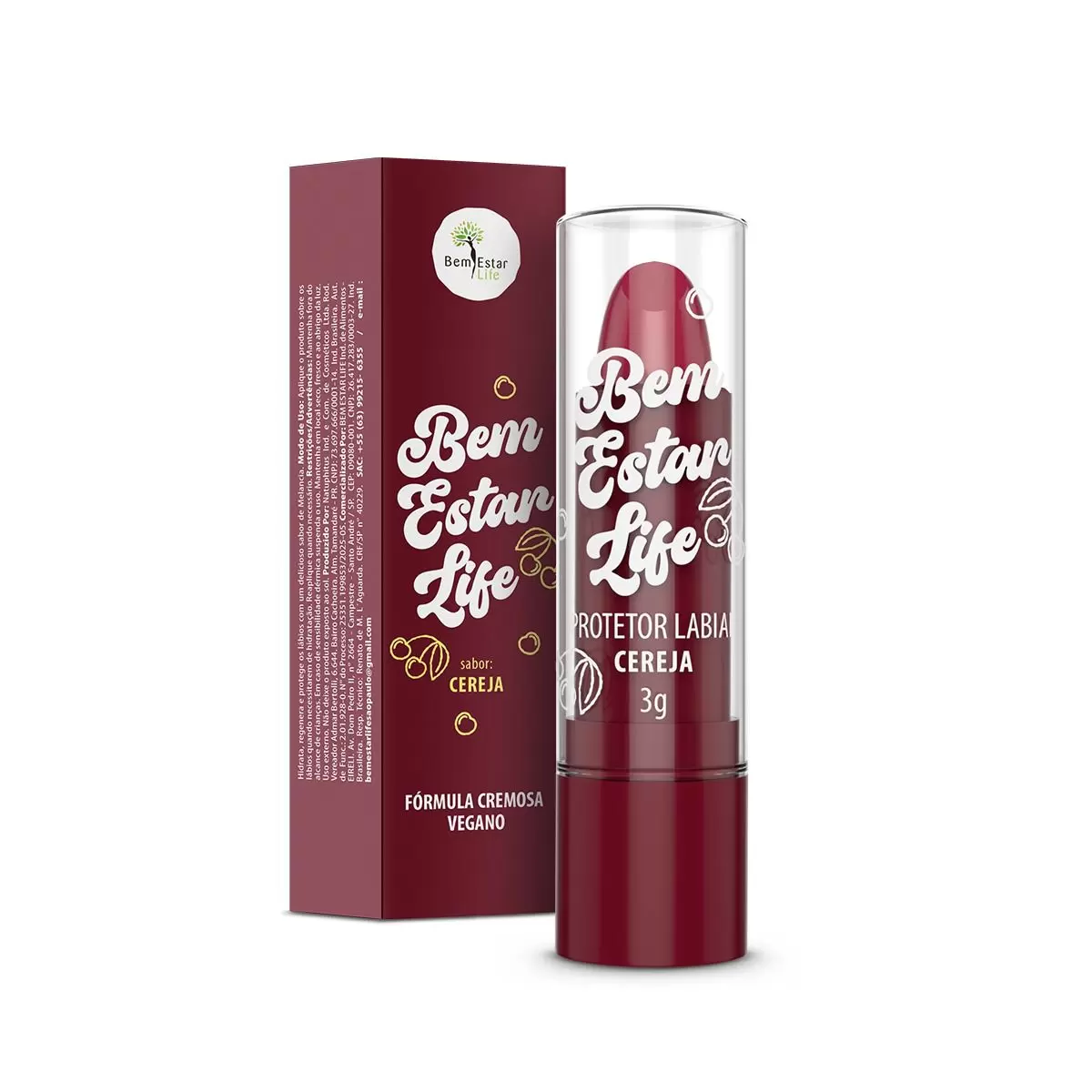 PROTETOR LABIAL sabor CEREJA