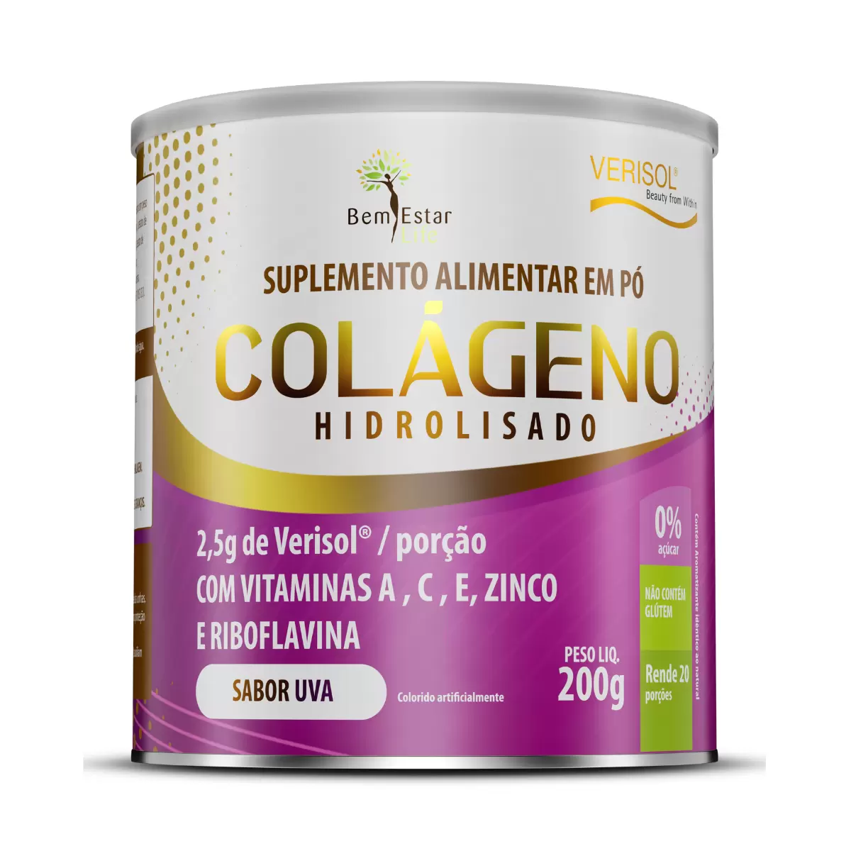 COLAGENO EM PÓ COM VERISOL - UVA