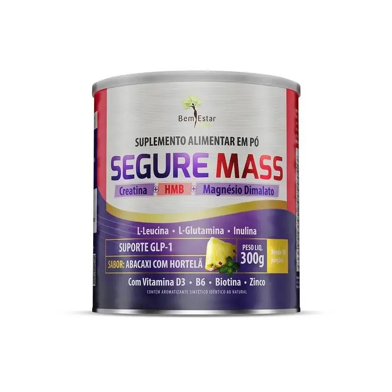 SEGURE MASS ABACAXI COM HORTELÃ 
