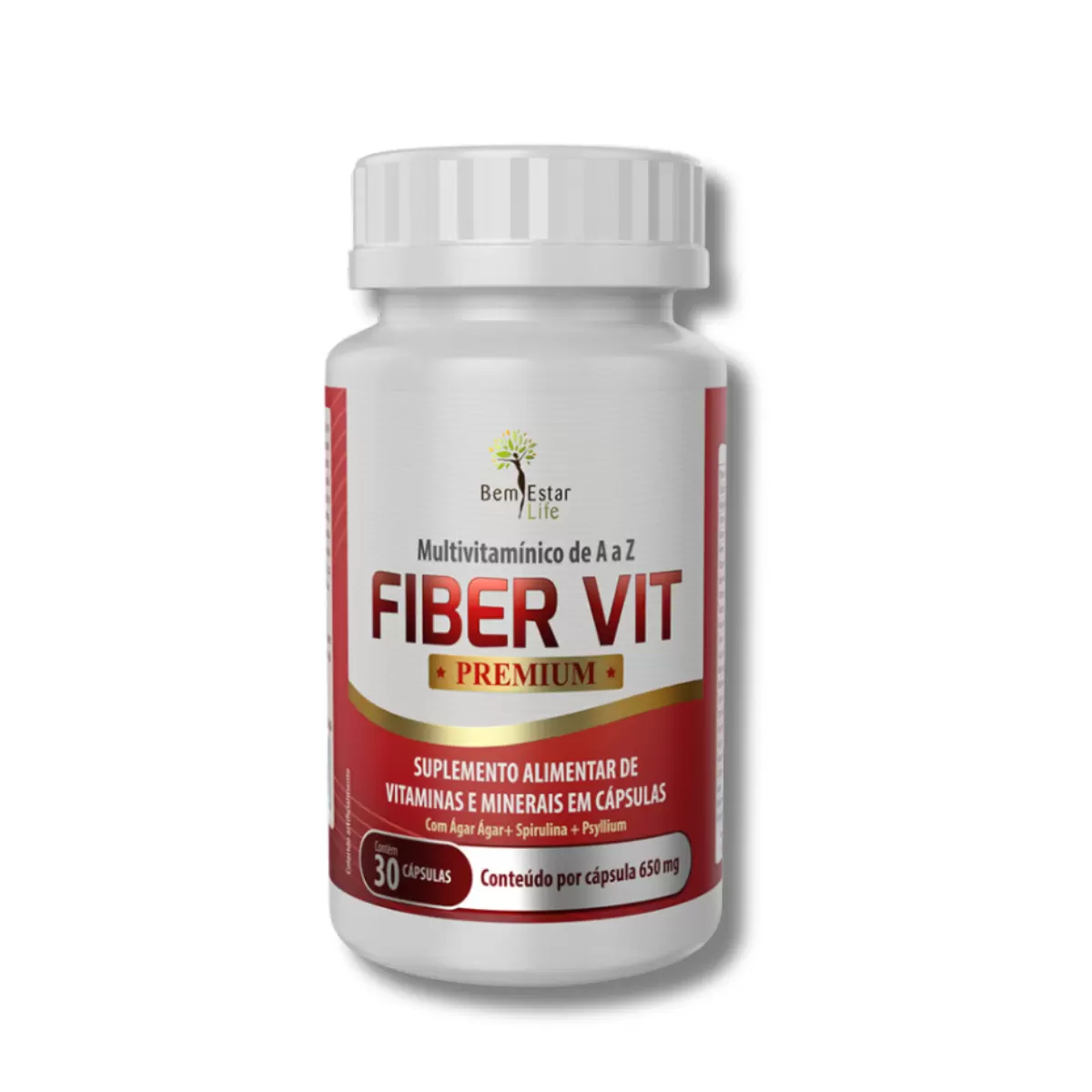 FIBER VIT PREMIUM - MULTIVITAMINICO  30 Caps