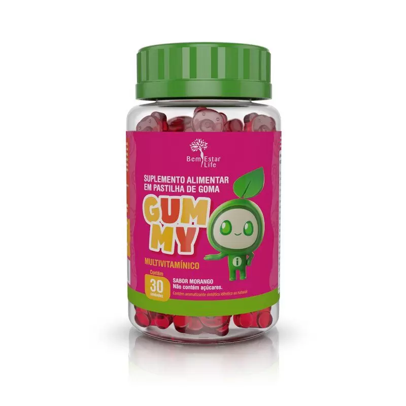 GUMMY MULTIVITAMÍNICO Sabor MORANGO