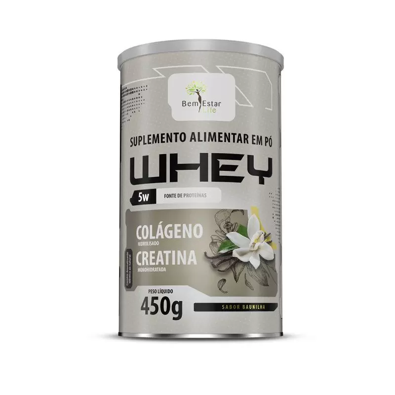 WHEY PROTEIN 5W - SABOR BAUNILHA