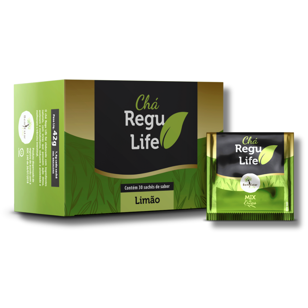 CHÁ REGU LIFE 30 Saches - LIMÃO
