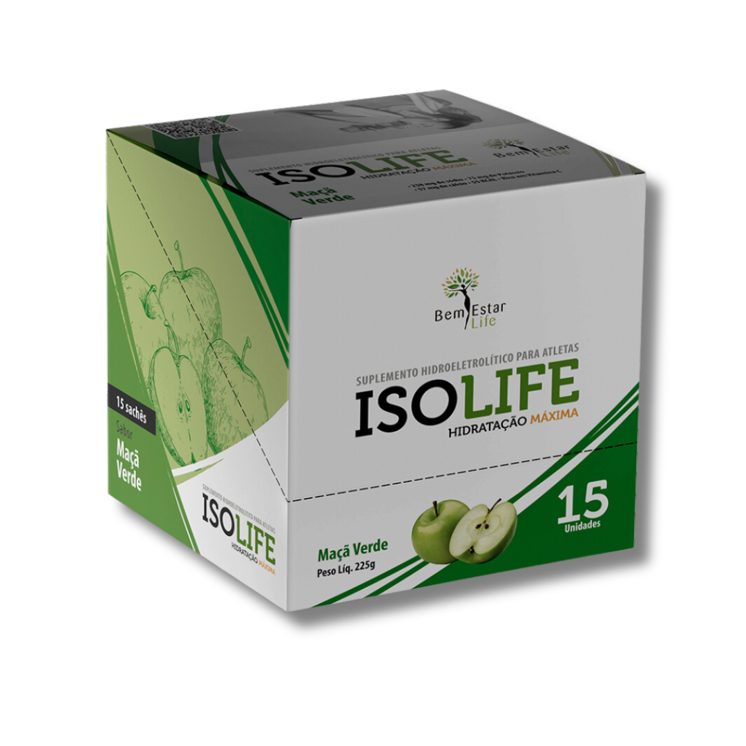 ISO LIFE - ISOTONICO - MAÇA VERDE 