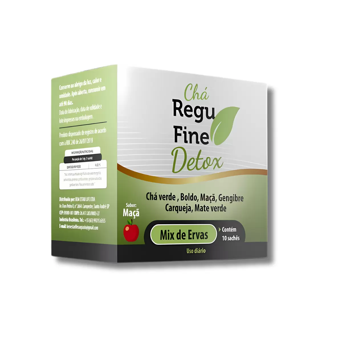 CHÁ REGU FINE DETOX 10 saches
