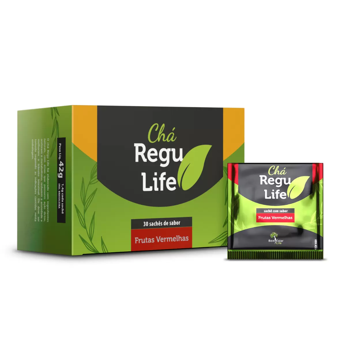CHÁ REGU LIFE 30 Saches - FRUTAS VERMELHAS