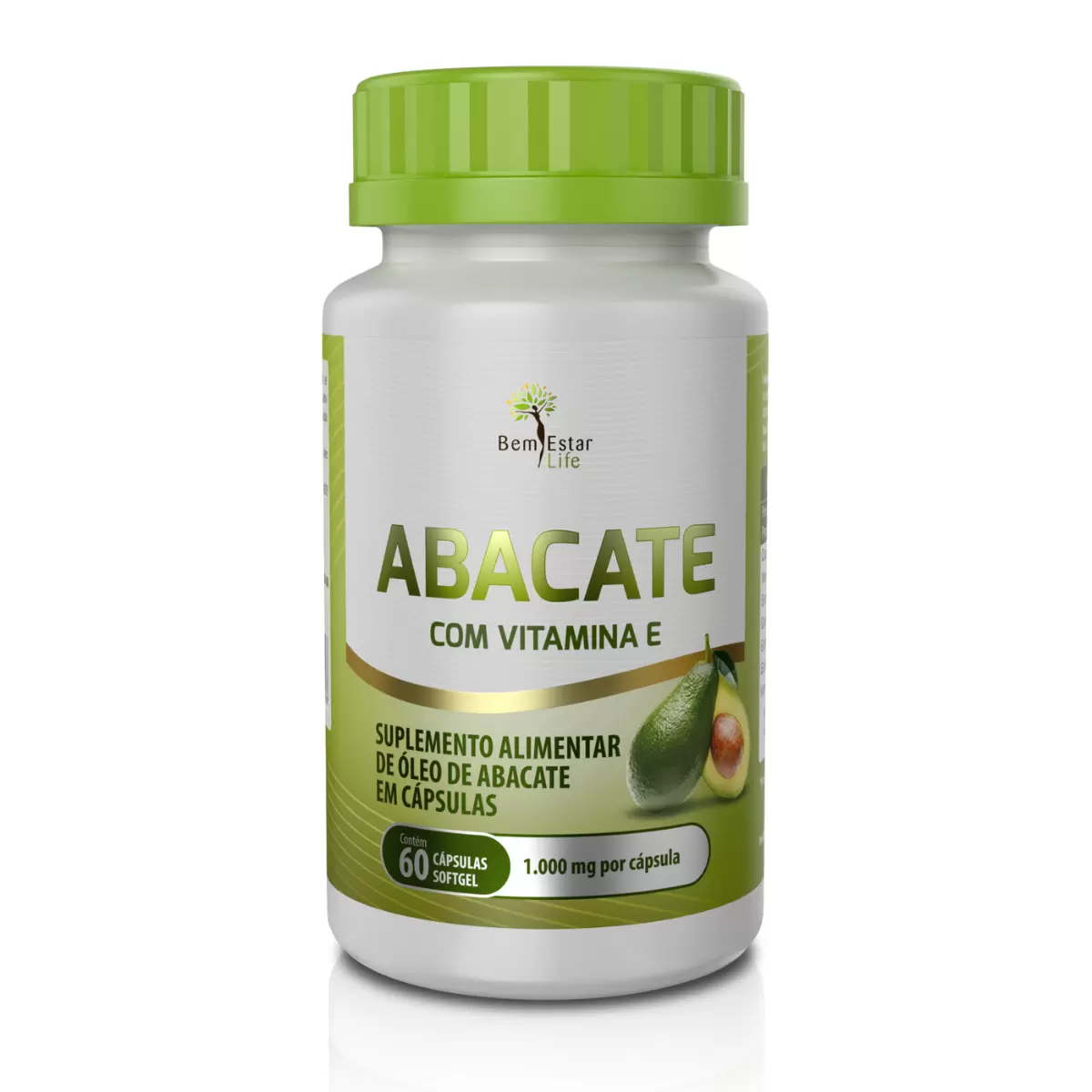 ABACATE + VITAMINA E - 60 Caps